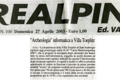 Prealpina 27 aprile 2003