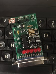 Simple wifi RS232 modem